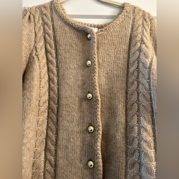 NWOT Joie Women's Cable Knit Sweater - Tan - Picture 2 of 8